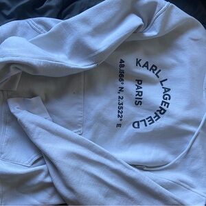 Karl Lagerfeld Paris White Sweatshirt